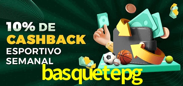 10% de bônus de cashback na basquetepg